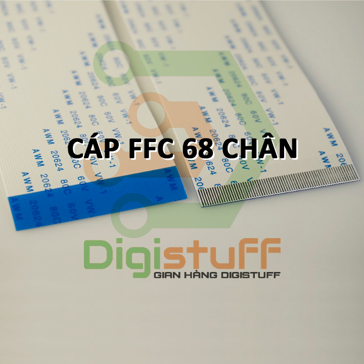 Cáp bẹ 68 pin thay cáp màn hình TV / Tivi, áp dụng một số model cáp màn hình ti vi LG, Samsung, …