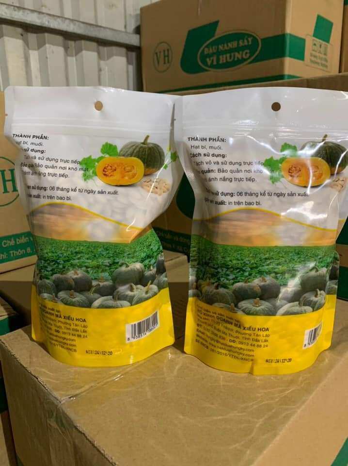 1kg hạt bí hùng ký loại đặc biệt, 100 ngon, giả cả hợp lý, không hạt lép