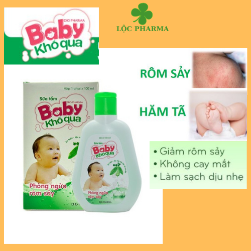 Sữa Tắm Rôm sẩy Baby Khổ Qua 100ml