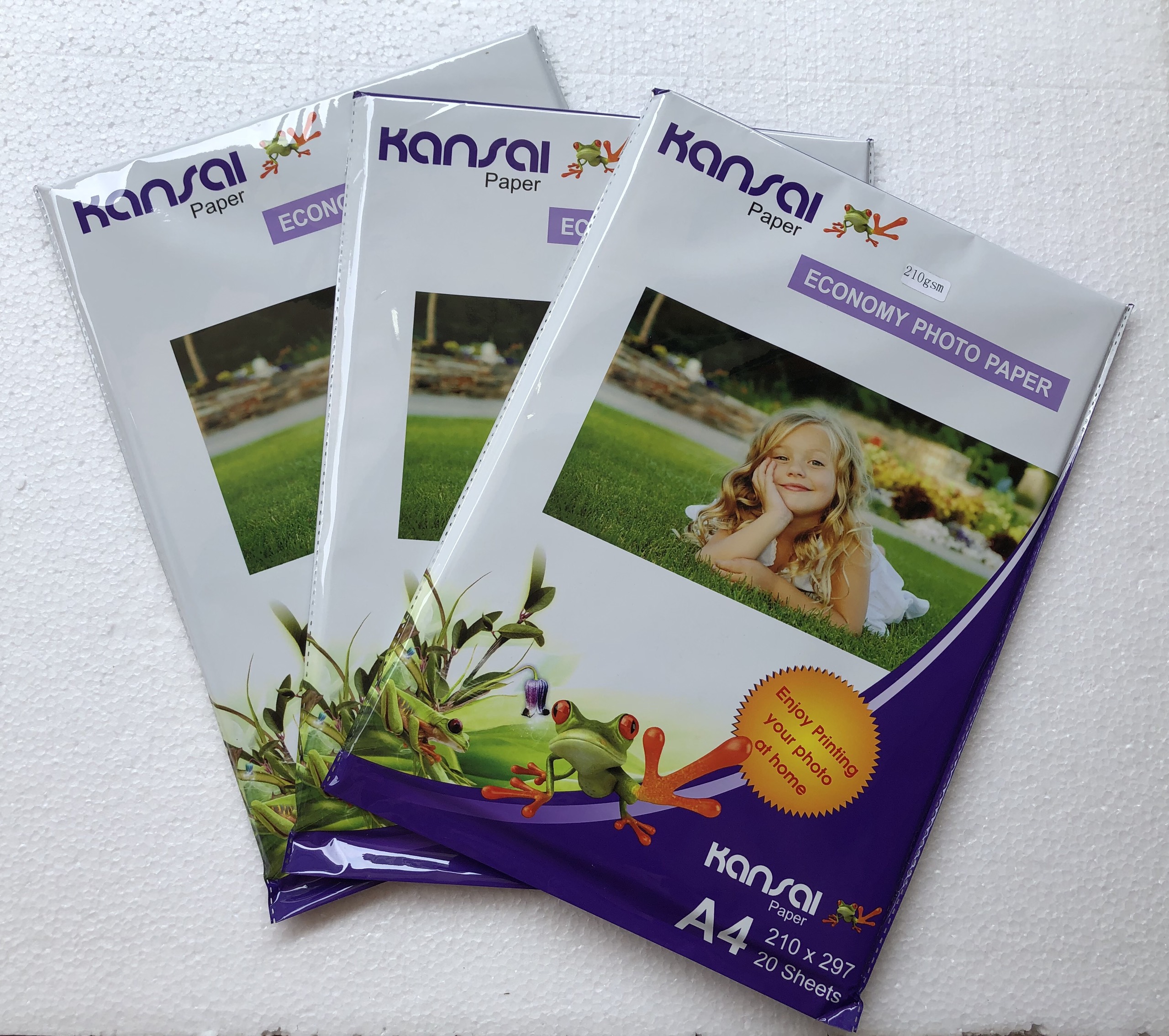 Giấy in ảnh Kansai 1 mặt A4 200gsm/ 20 tờ