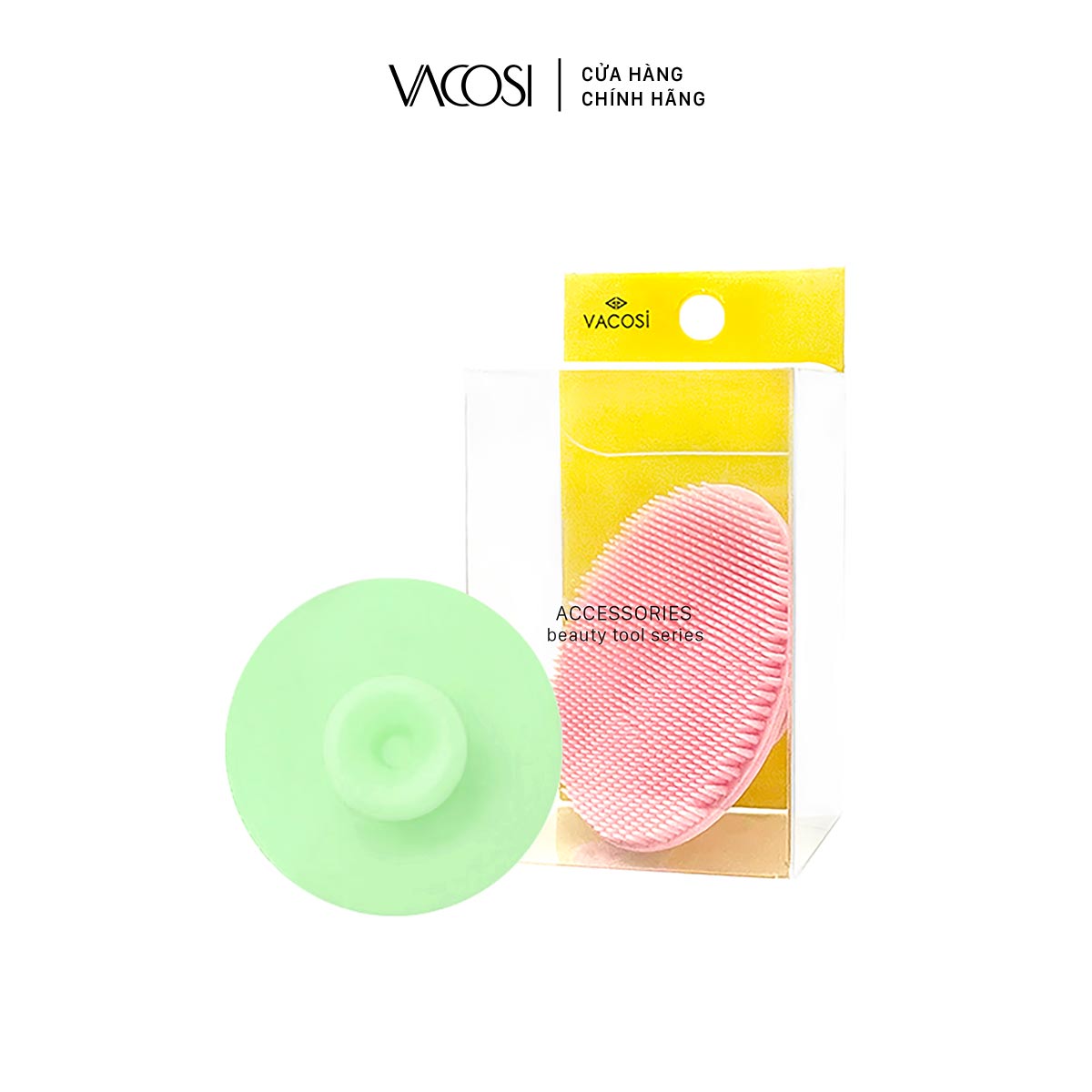Miếng rửa mặt silicone vacosi - dc04