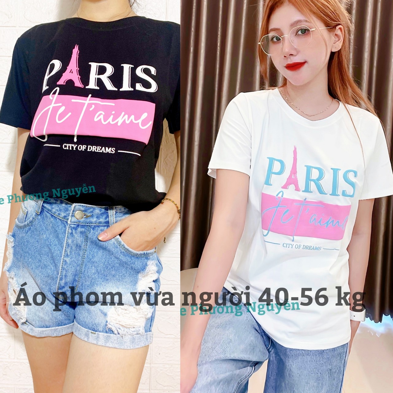Áo thun nữ 100% cotton, áo phông cotton, chất vải thun Thái form vừa , vải thun đẹp mặc mát, co giãn 4 chiều