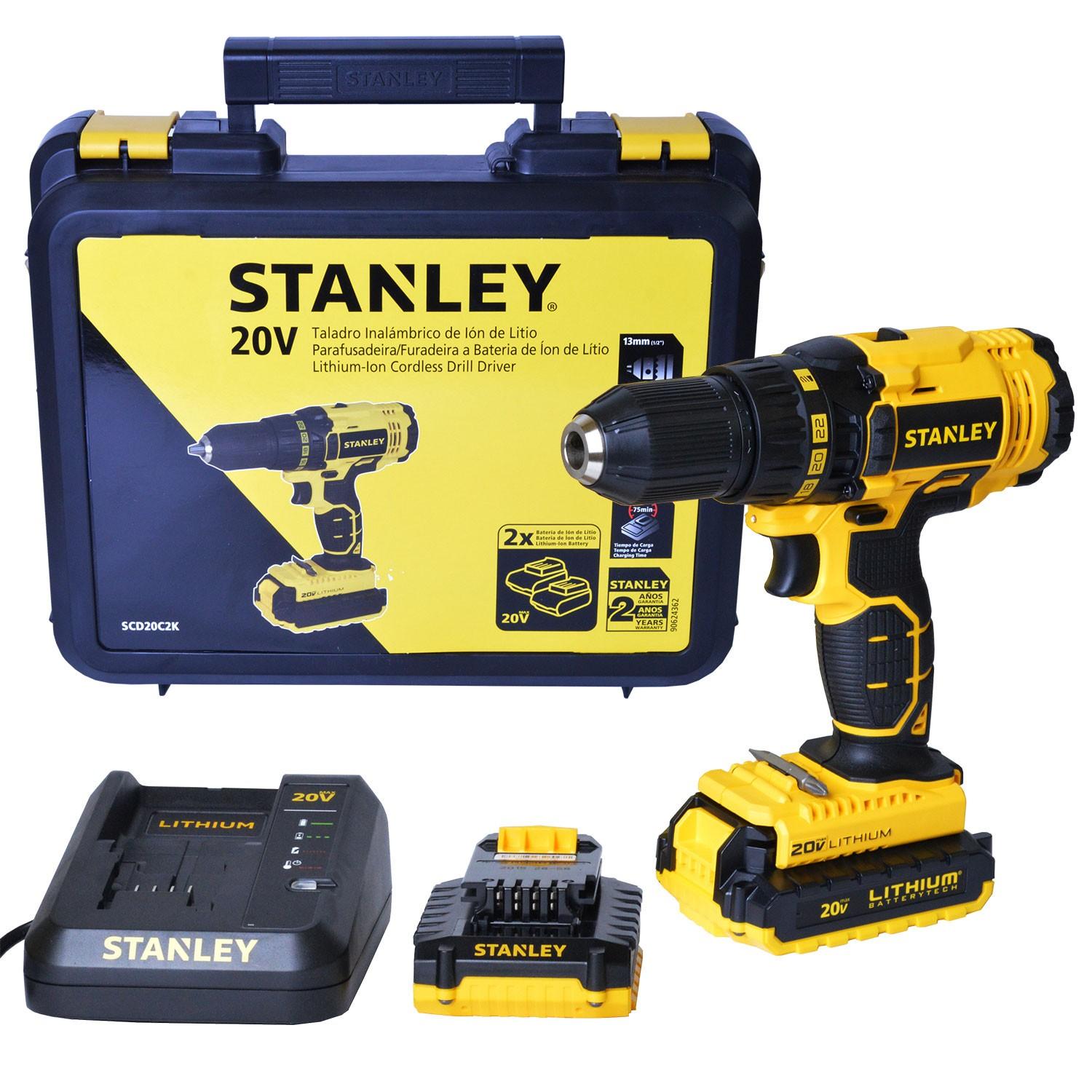 18v máy khoan vặn vít dùng pin stanley scd20c2
