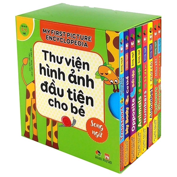 Fahasa - bộ hộp my first picture encyclopedia - thư viện hình ảnh đầu tiên cho bé