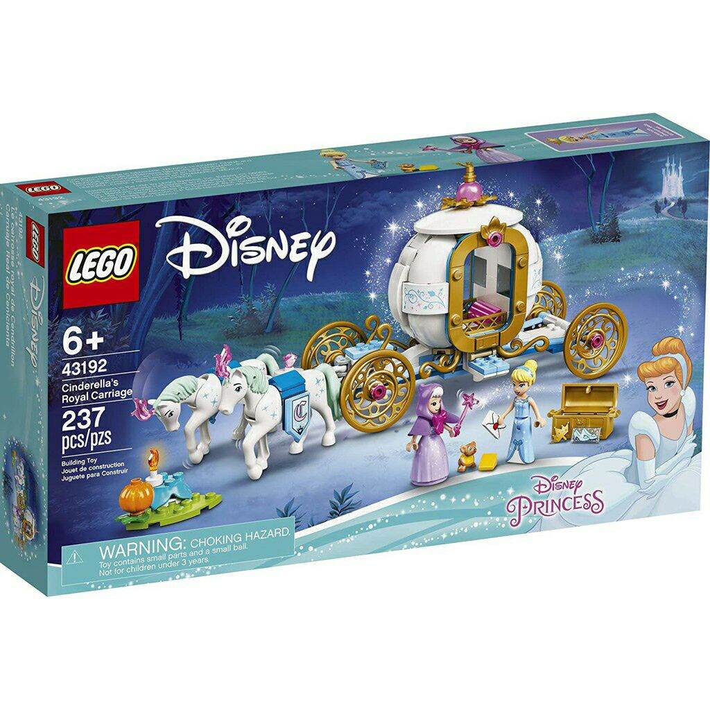Đồ chơi lắp ráp LEGO Disney Princess Cỗ Xe Hoàng Gia Của Lọ Lem 43192