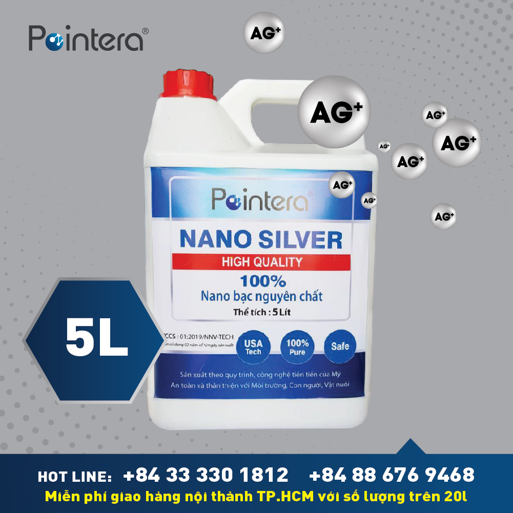 Dung Dịch Sát Khuẩn Nano Bạc Bình 5l