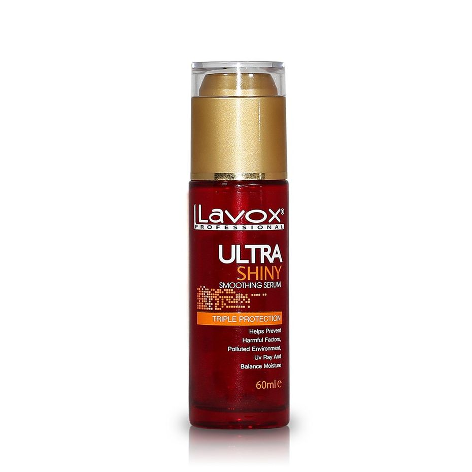 SERUM DƯỠNG BÓNG TÓC LAVOX  60ml đỏ