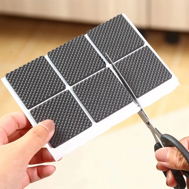 Vỉ 12 miếng lót chân bàn ghế chống trầy xước