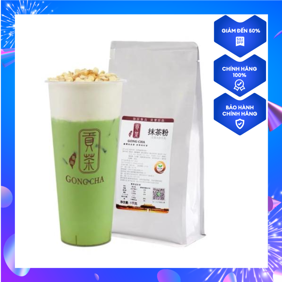 Bột matcha sữa gongcha - gói 1kg