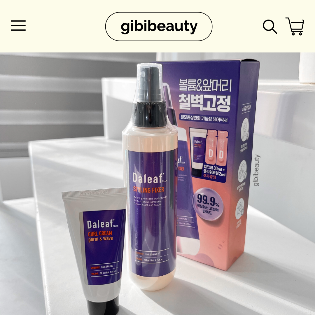 Xịt giữ nếp tóc daleaf styling fixer