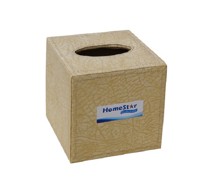 Hộp đựng khăn giấy hình vuông Homestar VÀNG