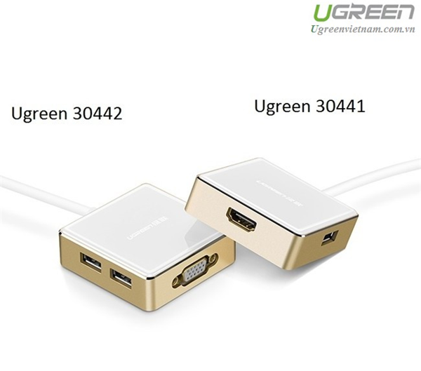 Cáp chuyển đổi usb type c to hdmi + hub usb 2.0 & 3.0 hỗ trợ sạc macbook ugreen 30441
