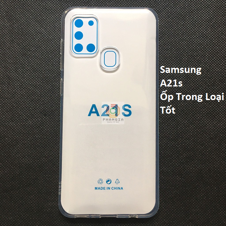 Ốp lưng silicon dẻo trong suốt SamSung Galaxy A21s Loại 1