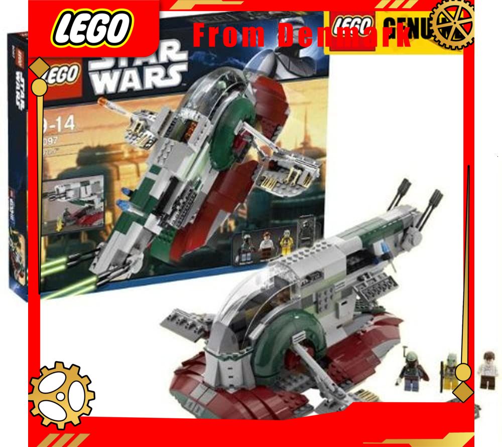 【From Denmark】LEGO Star Wars Slave I 1 8097 new style with 3 mini figures Boba Fett Han Solo Bosskd genuine warranty, From Denmark