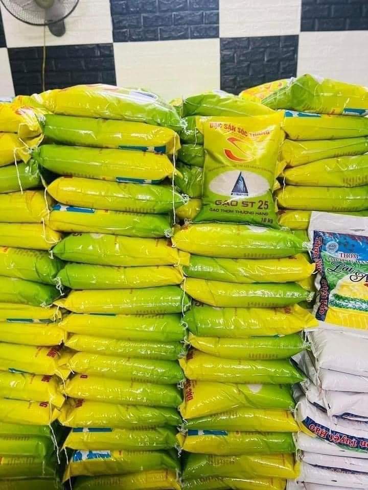 Túi gạo st25 đặc sản sóc trăng 5kg;10kg