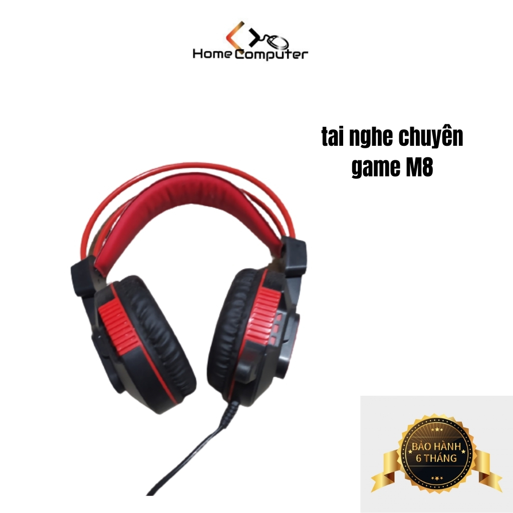 Tai nghe - Tai nghe ốp tai M8 chuyên game cao cấp,giá rẻ, bảo hành 6 tháng - Home Computer