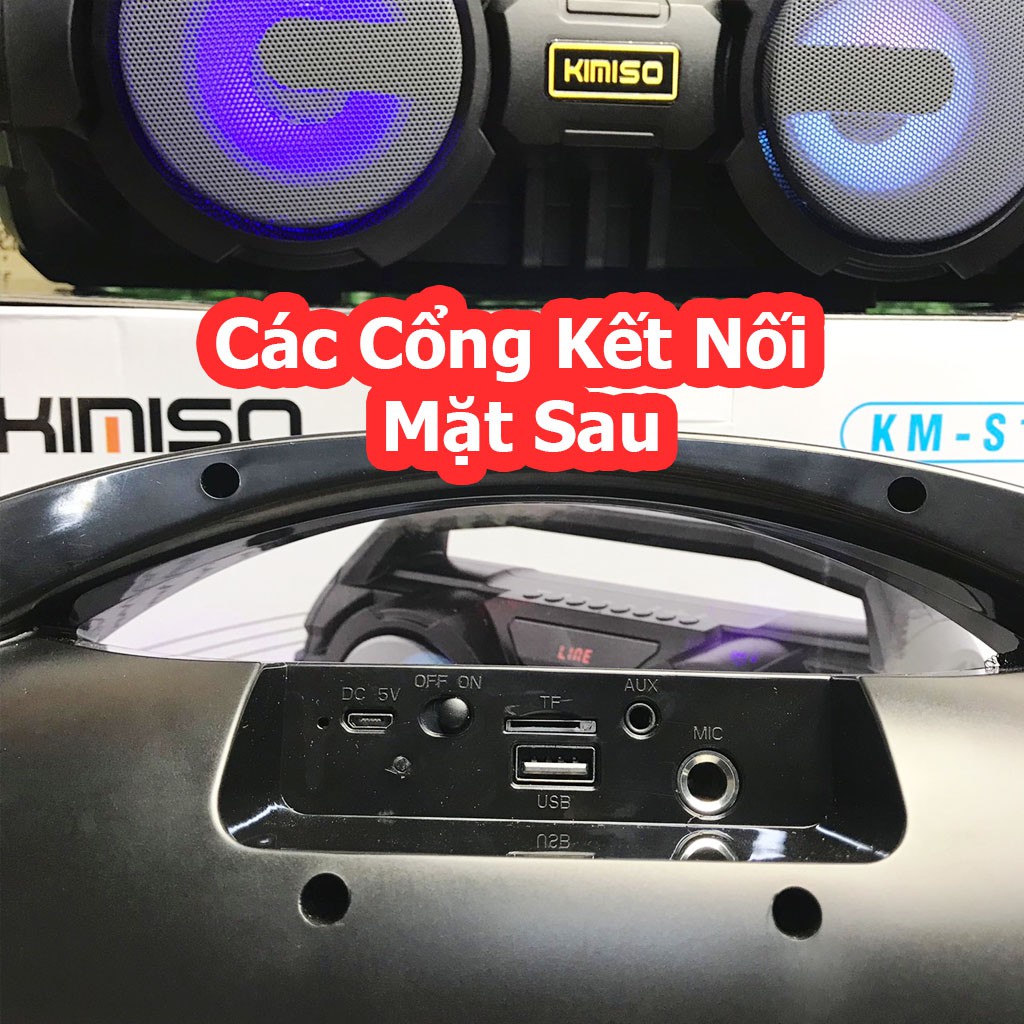 🔥Tặng mã Freeship 20K-40K🔥 Loa Bluetooth Karaoke Xách Tay Kimiso KM-S1 / KM-S2 / KM-S6