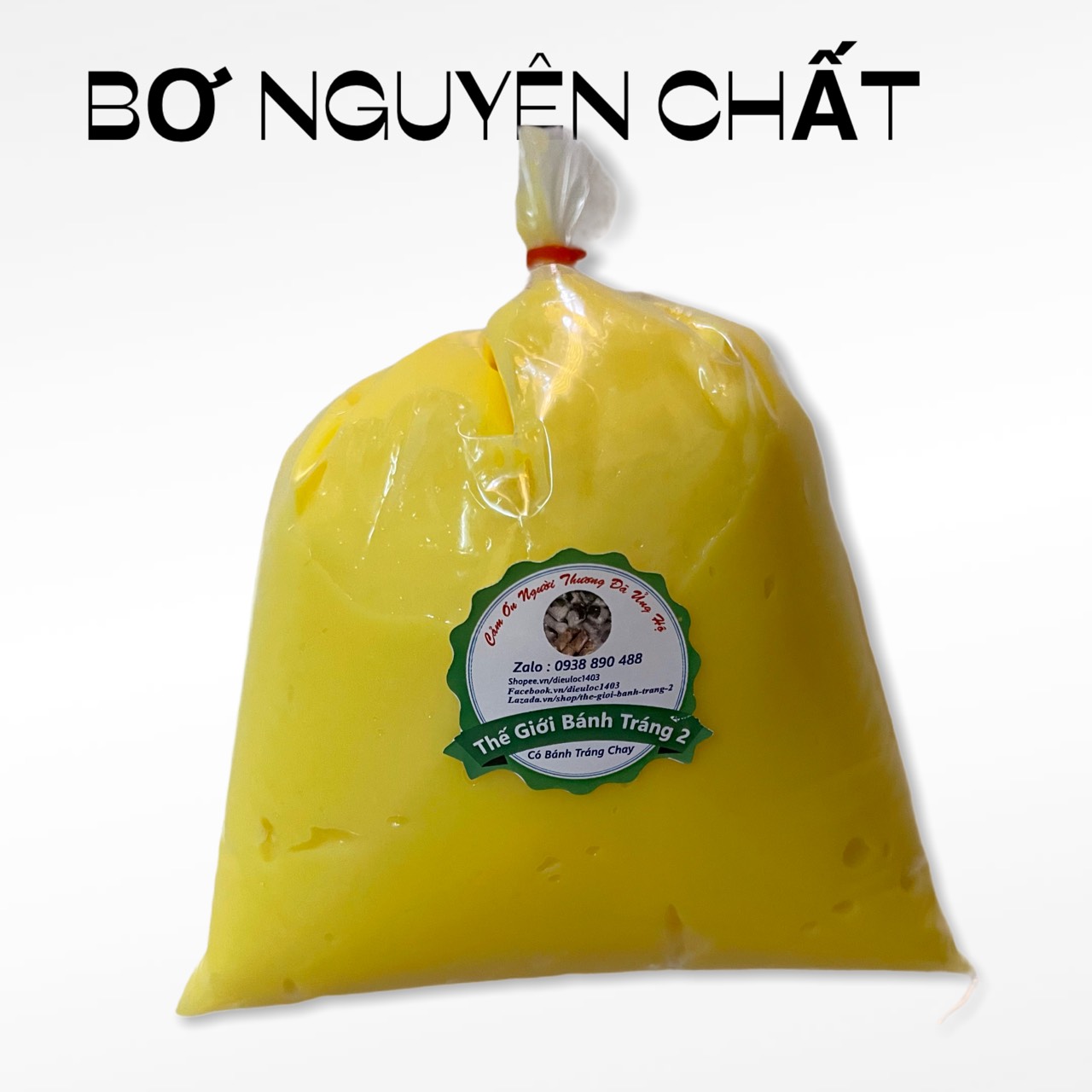 hot nửa kí bơ nguyên chất loại đặc biệt cực béo thơm dùng chung bánh tráng chính gốc tây ninh 2