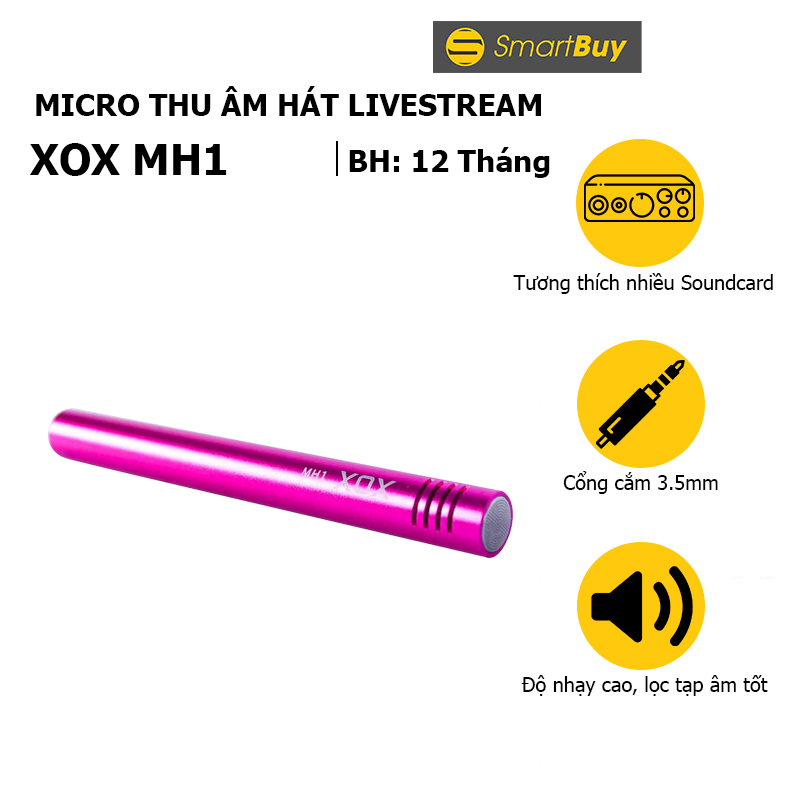Micro thu âm hát Livestream XOX MH1 - Hàng chính hãng