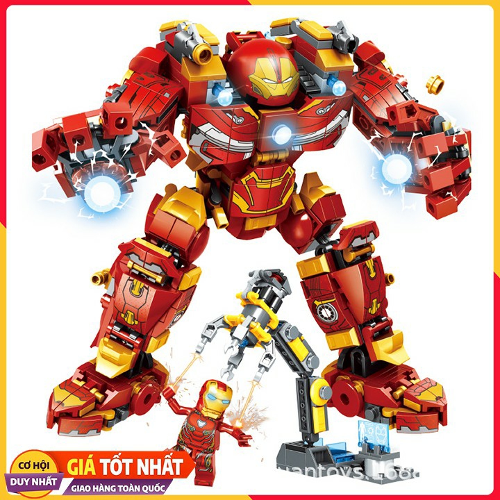 Xếp Hình Ninja Iron Man ( Người Sắt ) 2018. Gồm 568 chi tiết.