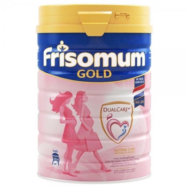 Sữa bột Friso Mun 400g - Có đủ 2 vị  ( Mua 2 lon tặng 1 gối cổ bà bầu )