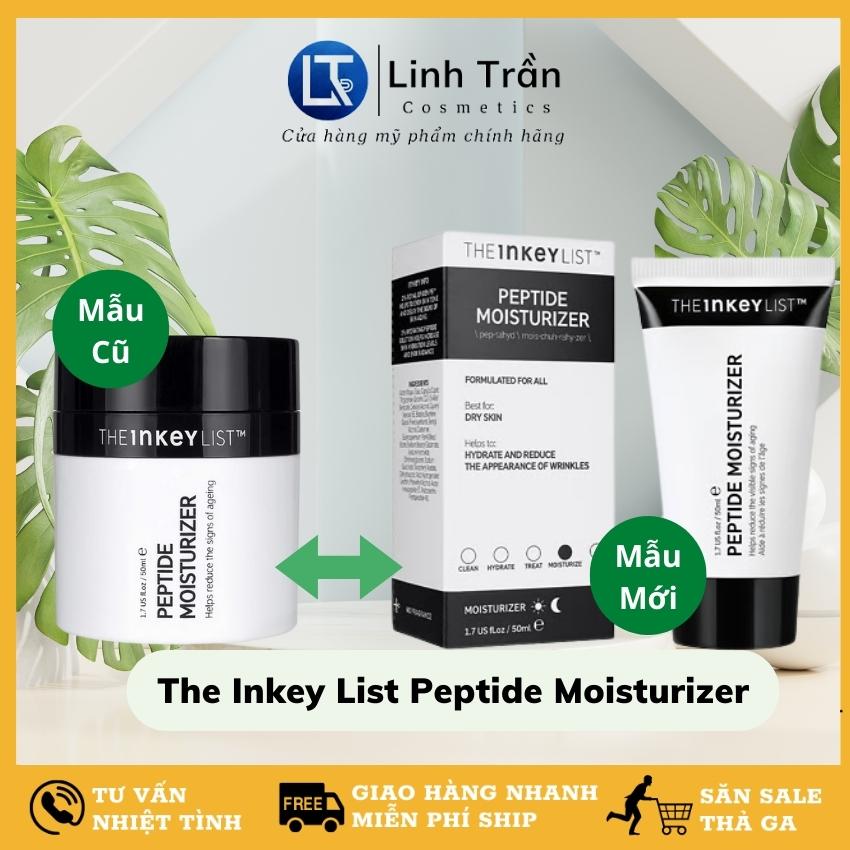 Kem dưỡng ẩm phục hồi da The Inkey List Peptide Moisturizer 50ml