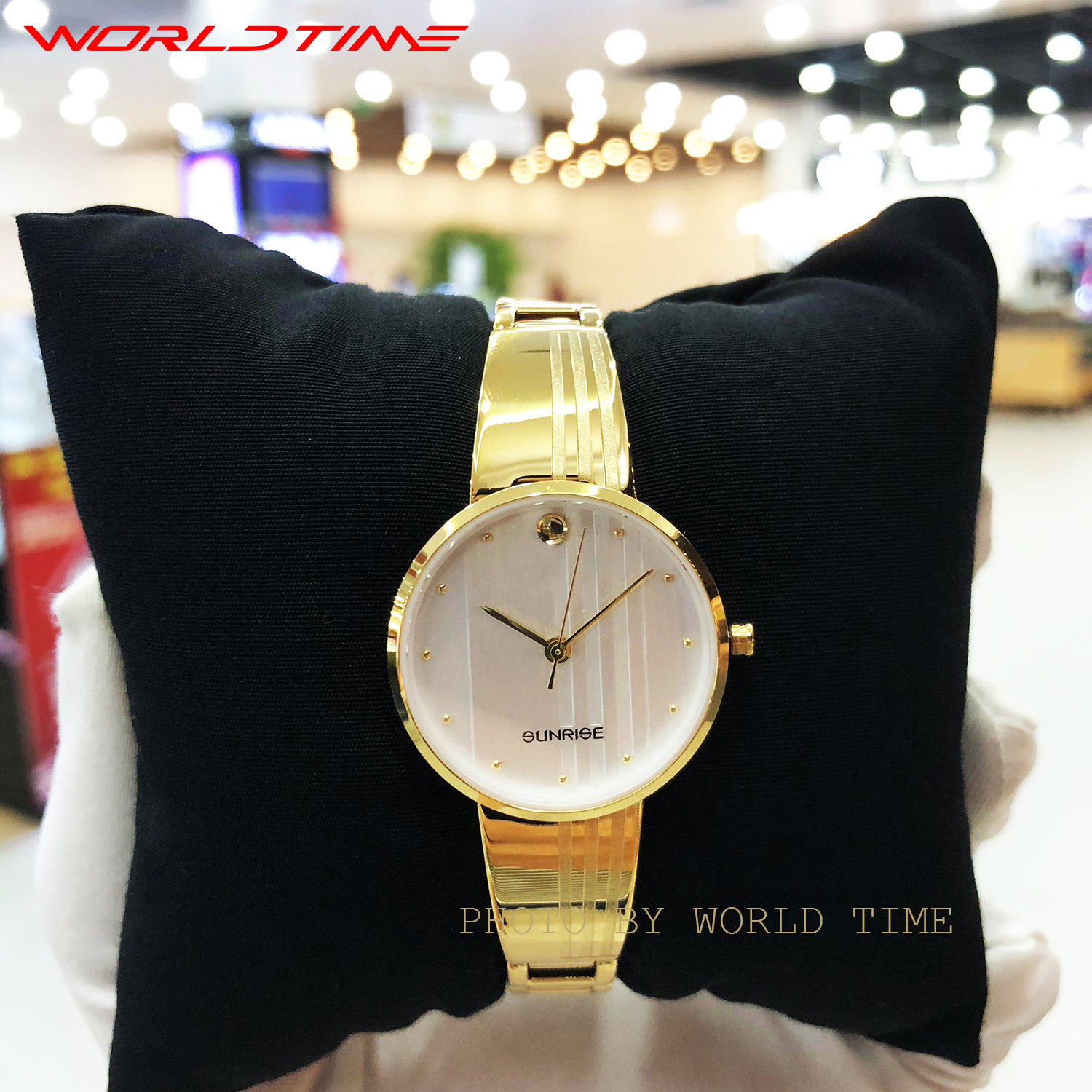Đồng hồ nữ Sunrise 9925SA Full hộp, thẻ bảo hành 3 năm, Sapphire chống xước, chống nước