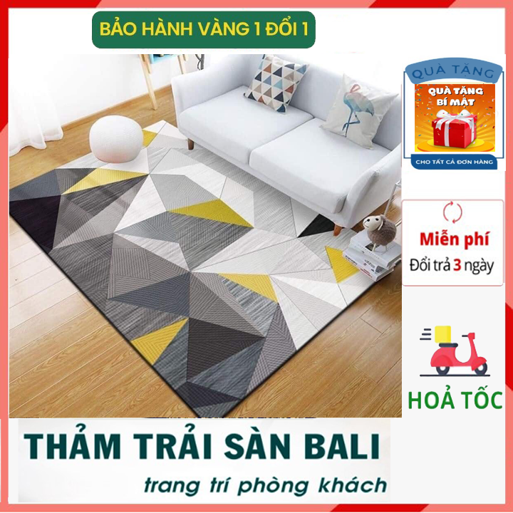 ( TẶNG THẢM CHÂN ) Thảm nỉ trải sàn phòng khách [ 2m x 3m và 2M3 x 1.6M ],THẢM BALI sang trọng hơn thảm lông ,Thảm trải sàn BALI,thảm trang trí phòng ngủ,phòng khách đa dạng mẫu mã,hàng sẵn, tham ni