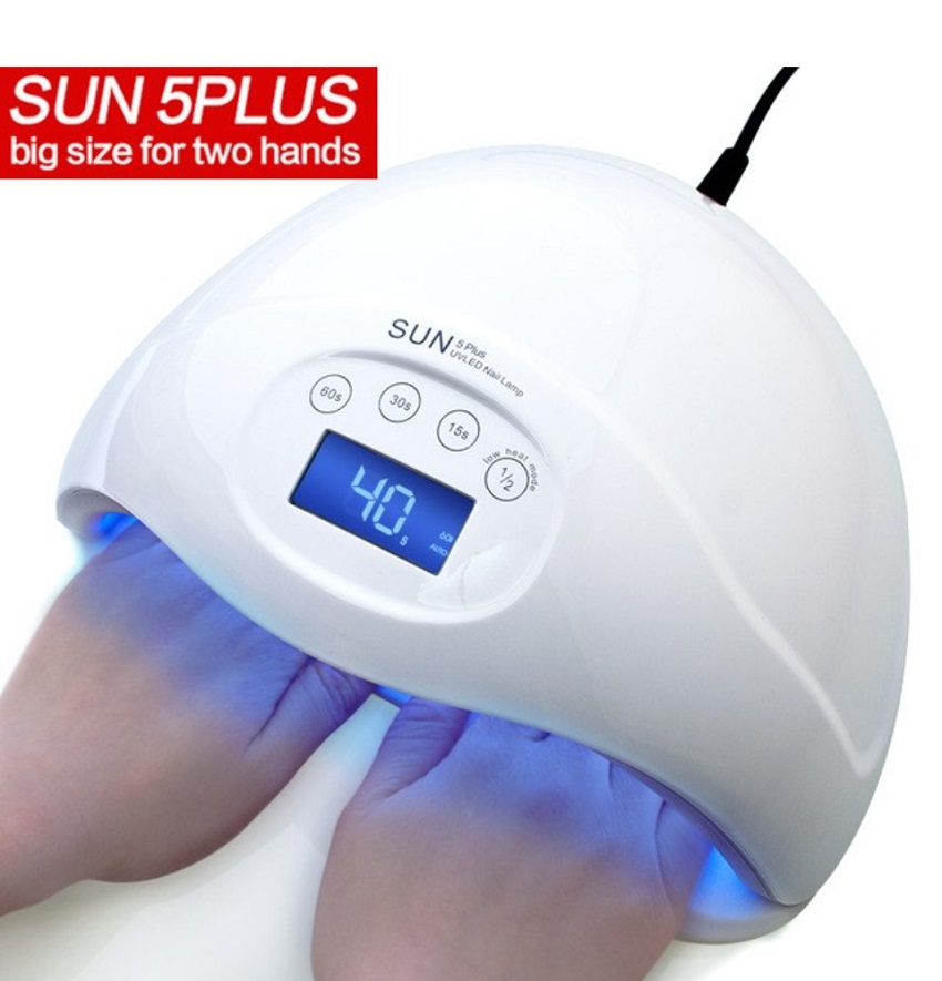 Máy hơ gel sun 5, đèn hơ gel hơ nail sấy khô sơn móng tay uv/led – sản phẩm chính hãng
