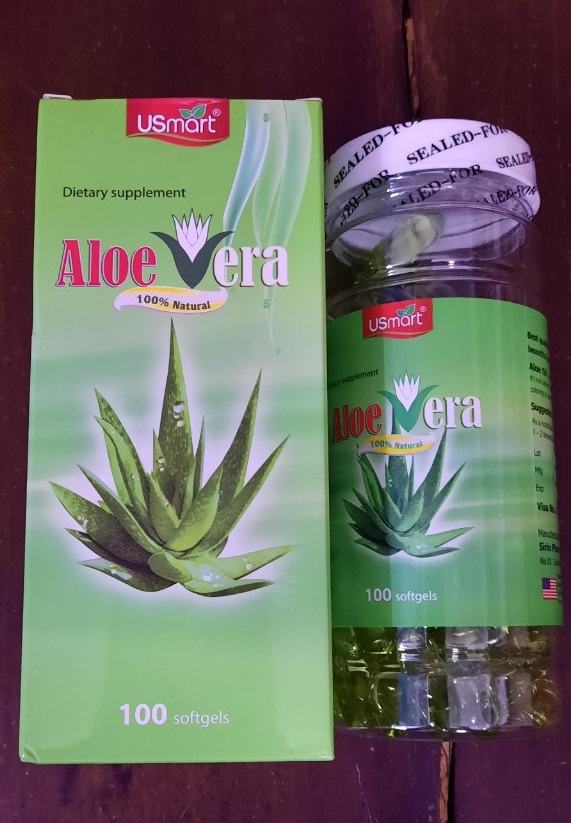 [HCM]Viên Uống Ngăn Ngừa Lão Hóa Da Aloe Vera Usmart 100 Viên