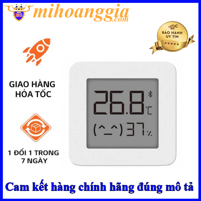 Nhiệt ẩm kế thông minh Xiaomi Mijia thế hệ 2 (gen2) | Am ke thong minh xiaomi gen 2 - mihoanggia
