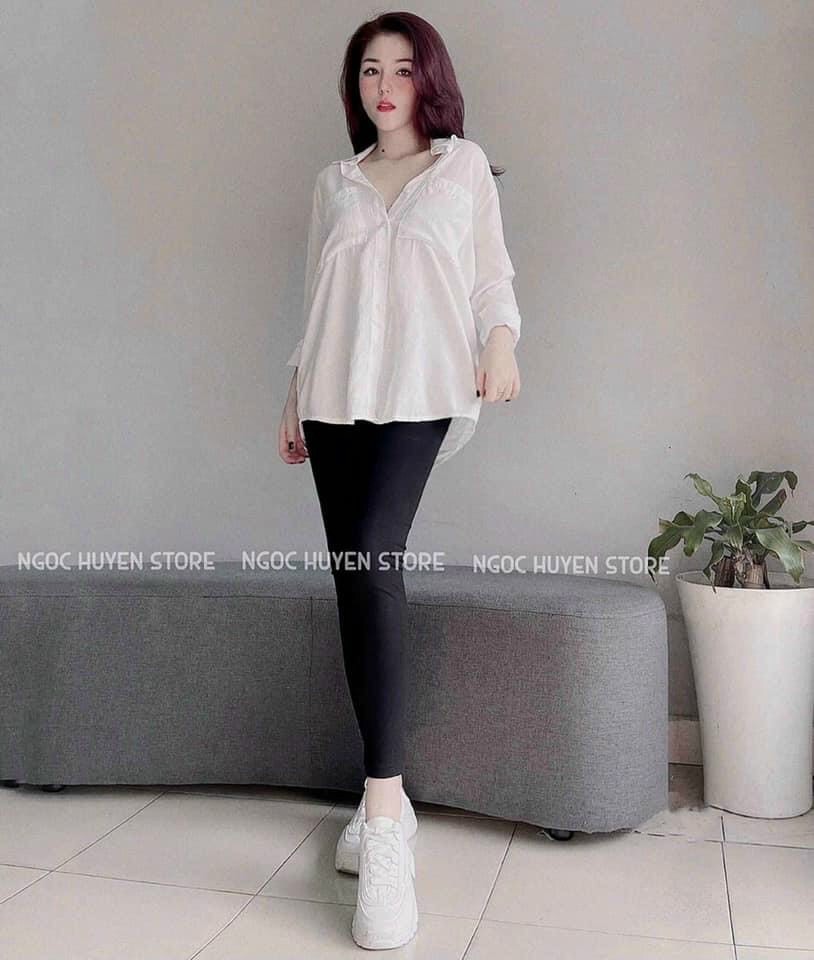 [ CAM KẾT NHƯ HÌNH ] ÁO SƠ MI NỮ , SƠ MI LỤA MÀU TRẮNG CHẤT TƠ ĐŨI MỀM MỊN THỜI TRANG HYEON HOUSE