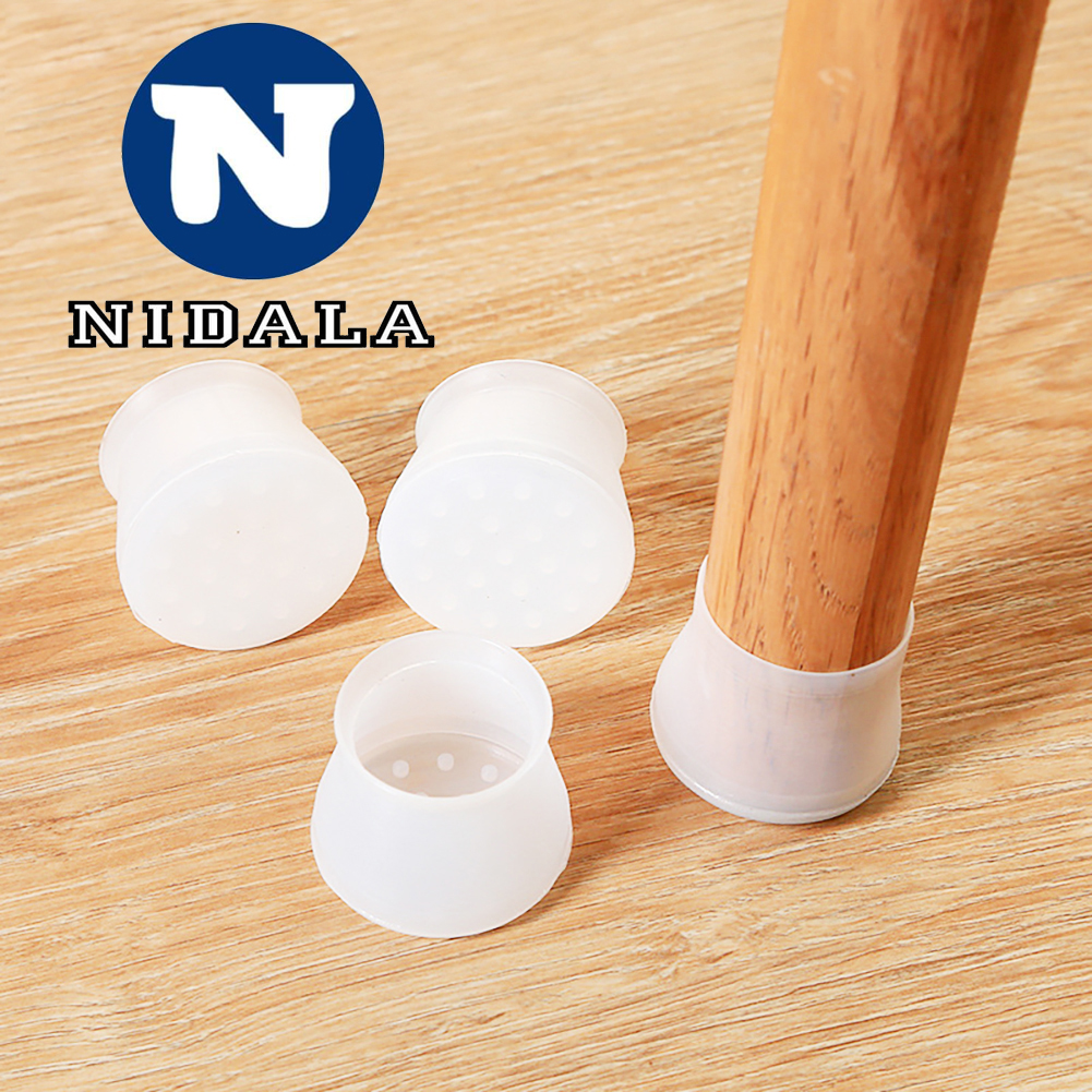 [HCM]Combo 4 Vỏ bọc chân bàn ghế bằng silicon dày chống xước sàn bịt chân bàn ghé chống trượt an toàn 251-KB217_NIDALA