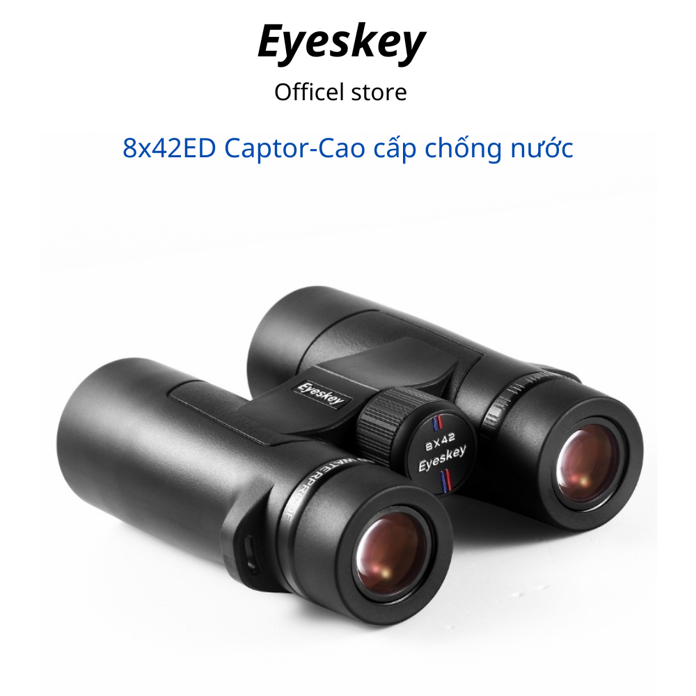 Ống nhòm 2 mắt eyeskey 8x42ED Captor cao cấp săn ong du lịch chính hãng quân sự giá rẻ chuyên dụng