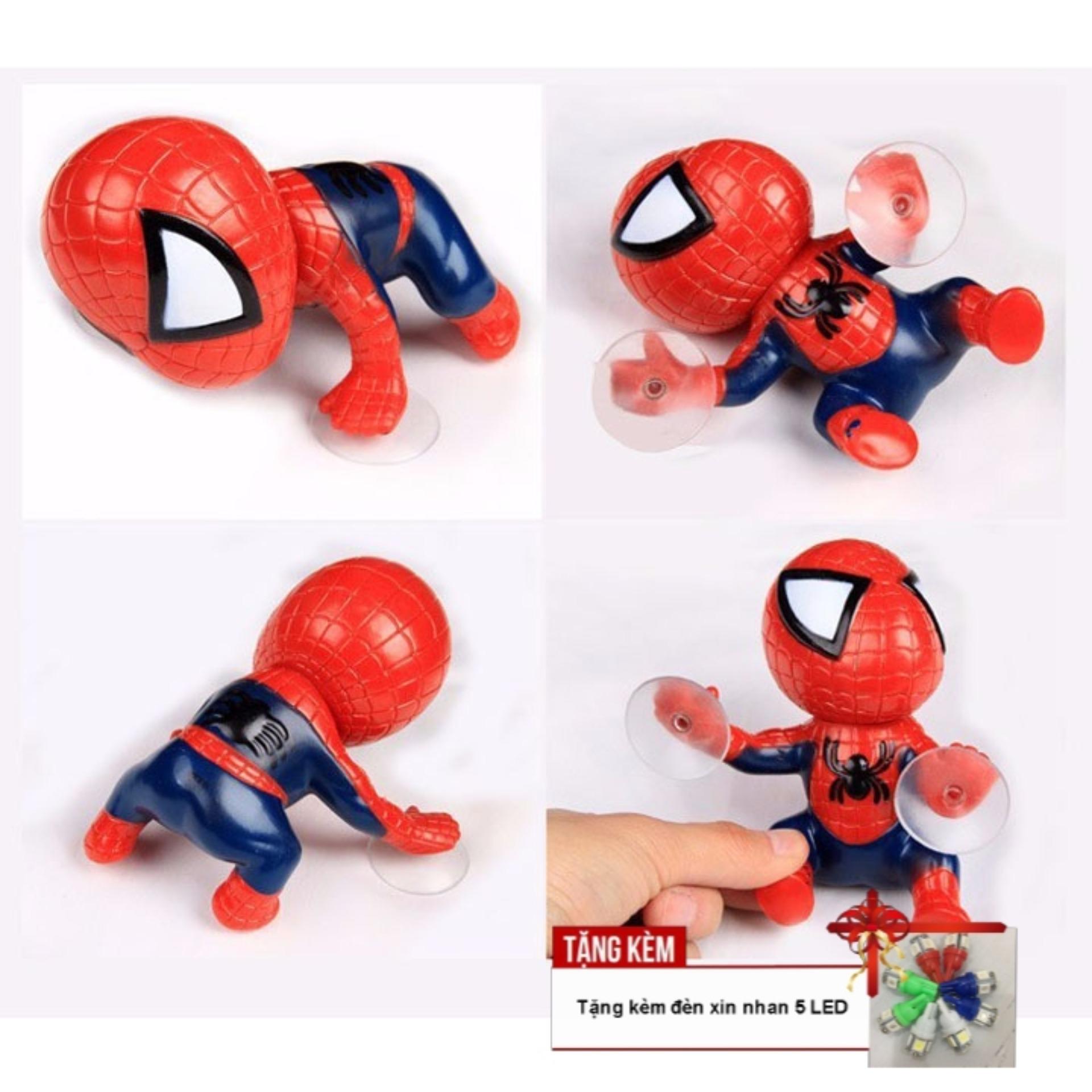 [TẶNG ĐÈN XI NHAN 5 LED] Người nhện bám đuôi xe máy , ô tô cực độc đáo A367,  , phụ tùng xe máy giá rẻ hàng đẹp chất lượng đảm bảo