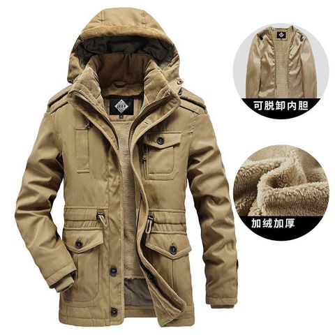 [HCM]Áo khoác kaki nam có đệm mút kèm lớp lót nhung có thể tách rời hàng Jeep Spirit nhập khẩu