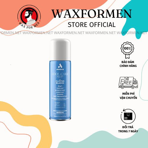 Chai xịt mát tông đơ cắt tóc andis cool care 439gr - wax for men - xuất xứ mỹ