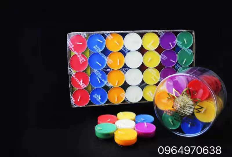 Nến 4 giờ xin xin hong 7 màu