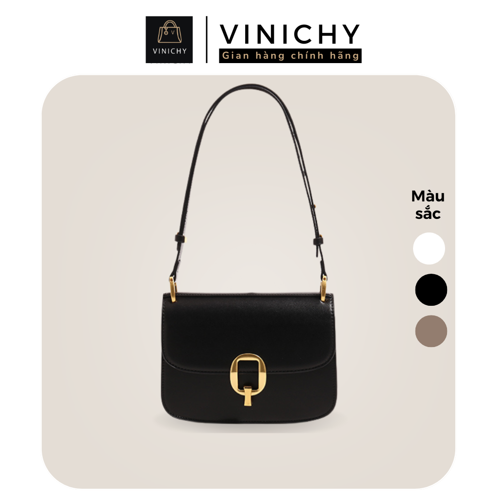 Túi xách nữ đeo chéo, đeo vai, túi cnk đi chơi, đi học VINICHY, da đẹp, thời trang cao cấp size 22cm HA290