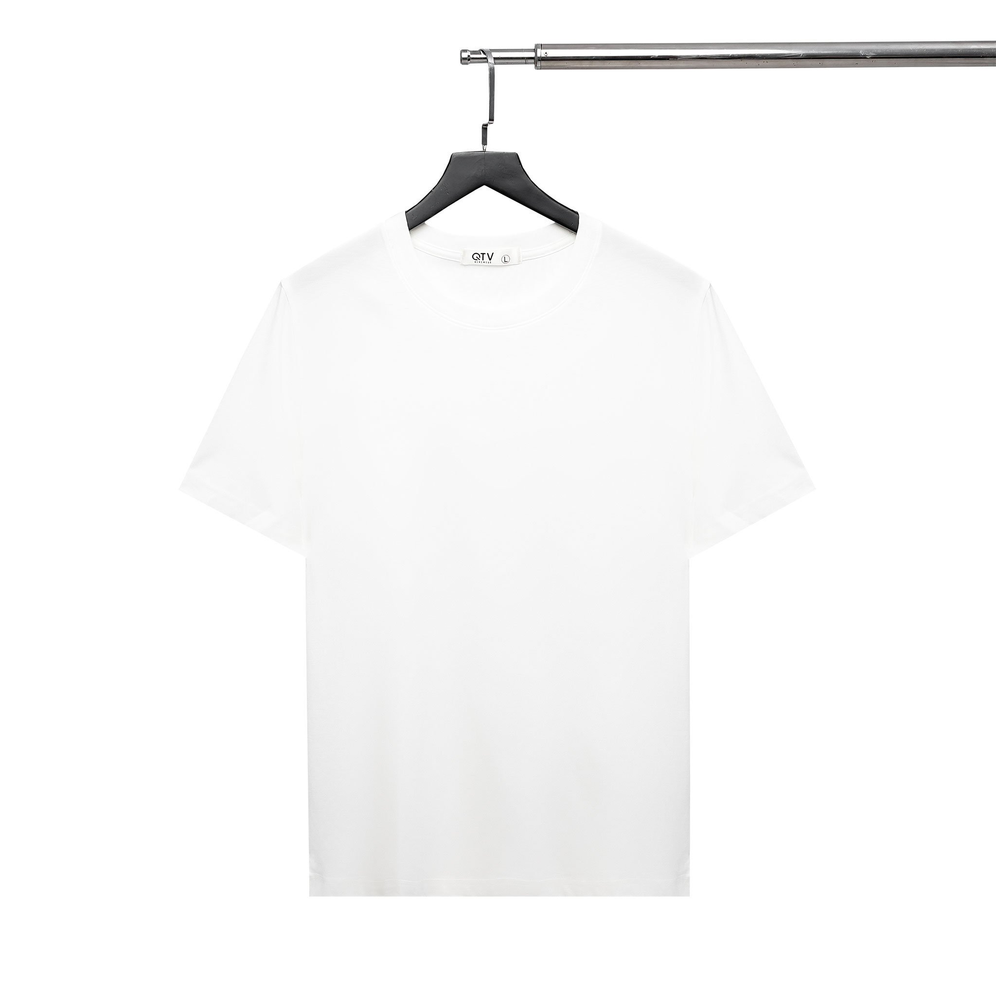 Áo thun nam trơn cổ tròn basic chất vải cotton co giãn, thoáng mát - thương hiệu qtv