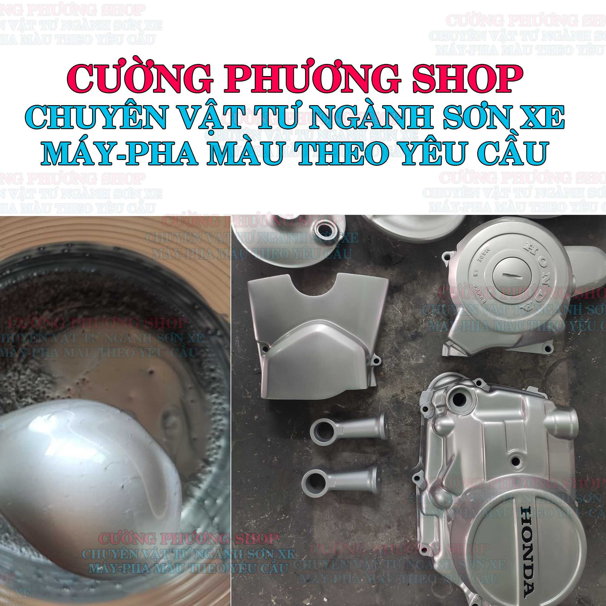 Sơn nhũ lốc máy dream thái