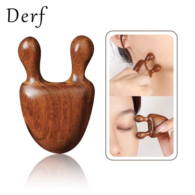 Lược Massage gỗ đàn hương cho đầu, mắt, tay, kinh tuyến, massage Lược