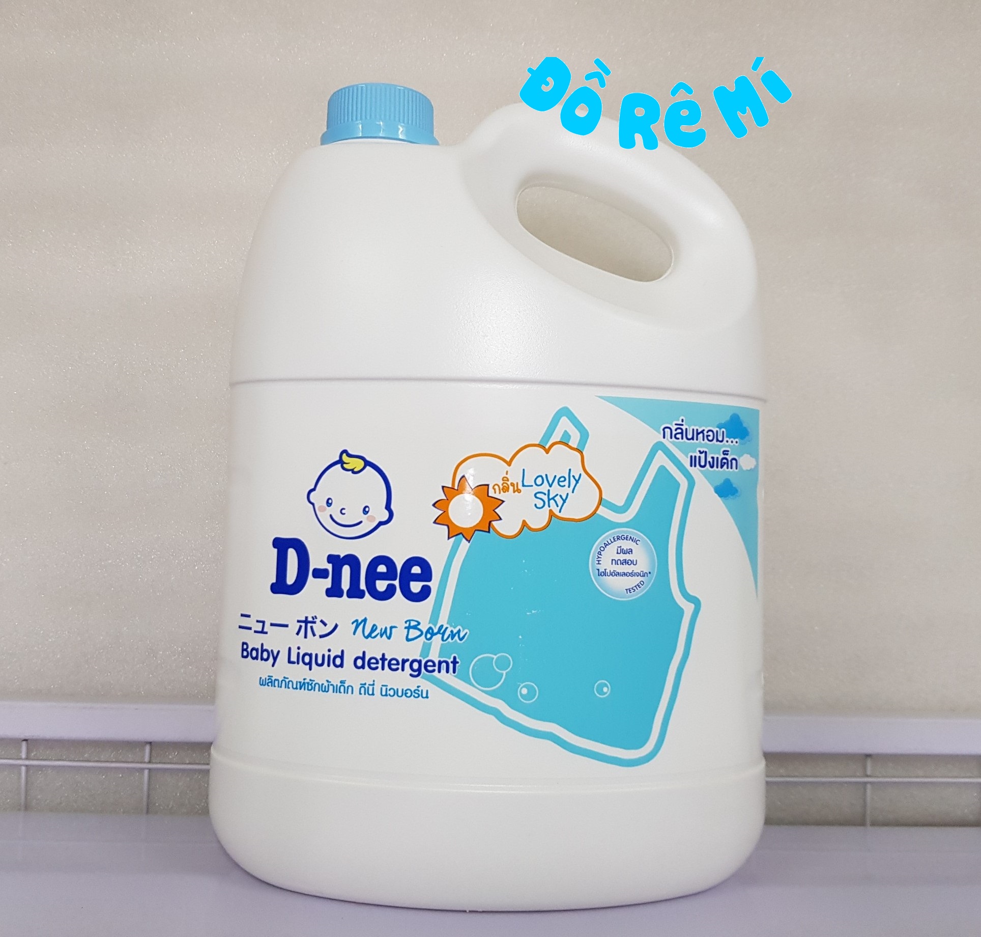 [HCM]Nước giặt xả Dnee 3000ml - Màu xanh