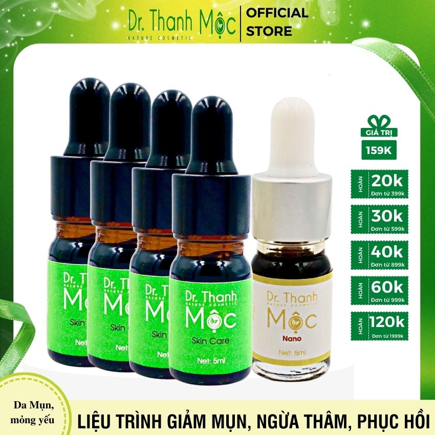 Combo 5 serum mụn,giảm thâm và dưỡng da phục hồi tốt cho da dầu mụn,mụn viêm - quà159k