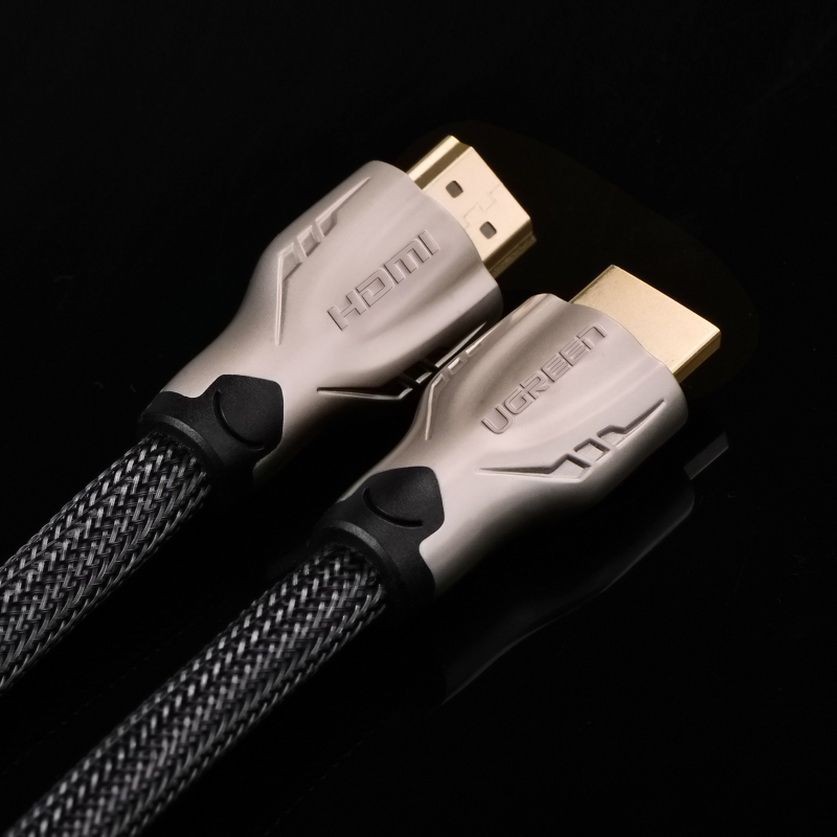 Cáp hdmi 5m bọc lưới chống nhiễu hỗ trợ 3d full hd 4kx2k chính hãng ugreen 11193