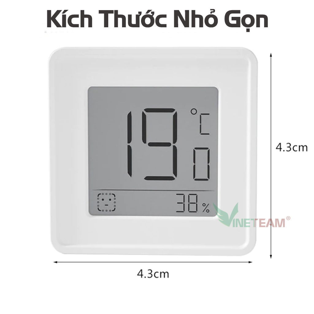 Ẩm kế thông minh Xiaomi Mijia Gen 2 - Đồng hồ đo nhiệt độ, độ ẩm Bluetooth Mijia gen 2