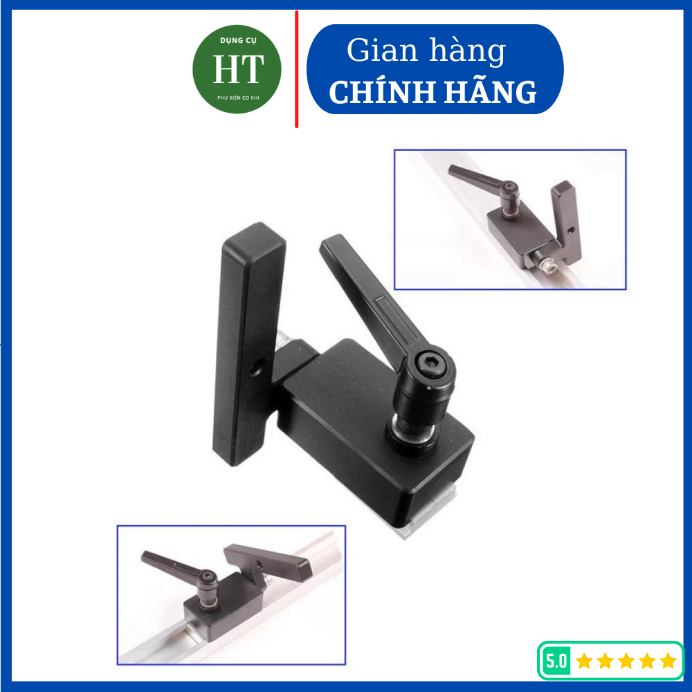Cữ khóa chặn gỗ cho thanh ray trượt bàn cưa