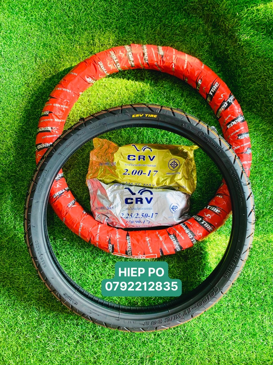 [HCM]CẶP VỎ RUỘT CRV 60 70 (225 250) GẮN CÁC LOẠI XE