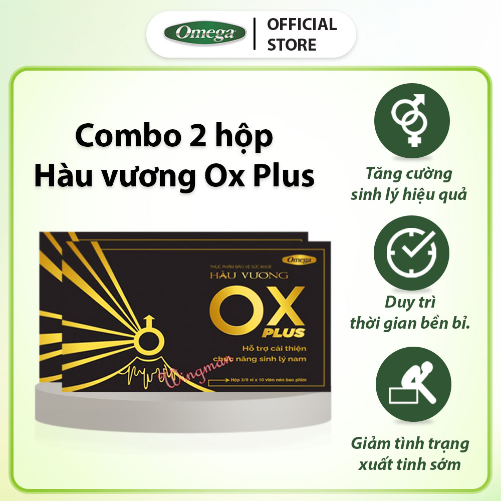 Hàu vương ox plus hộp 30 viên giúp cải thiện sinh lý nam giới bổ thận tráng dương, che tên sản phẩm