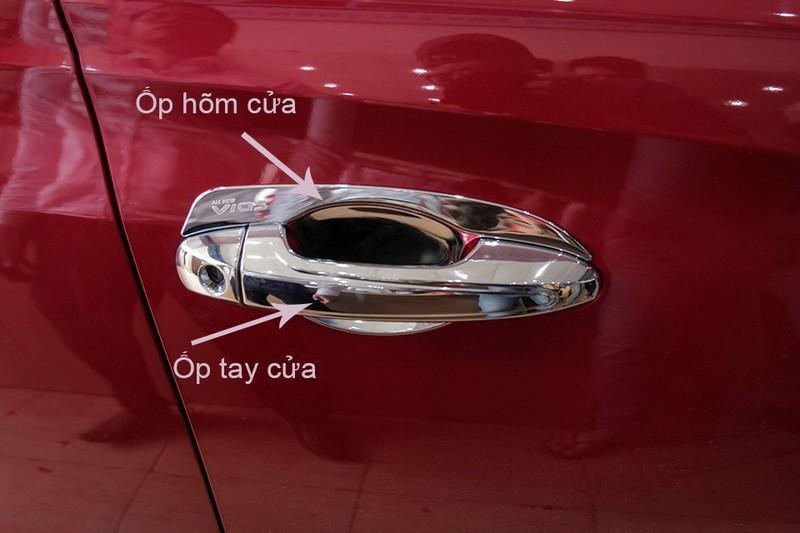 Bộ 4 ốp hõm cửa xe toyota vios 2019 2020 2021
